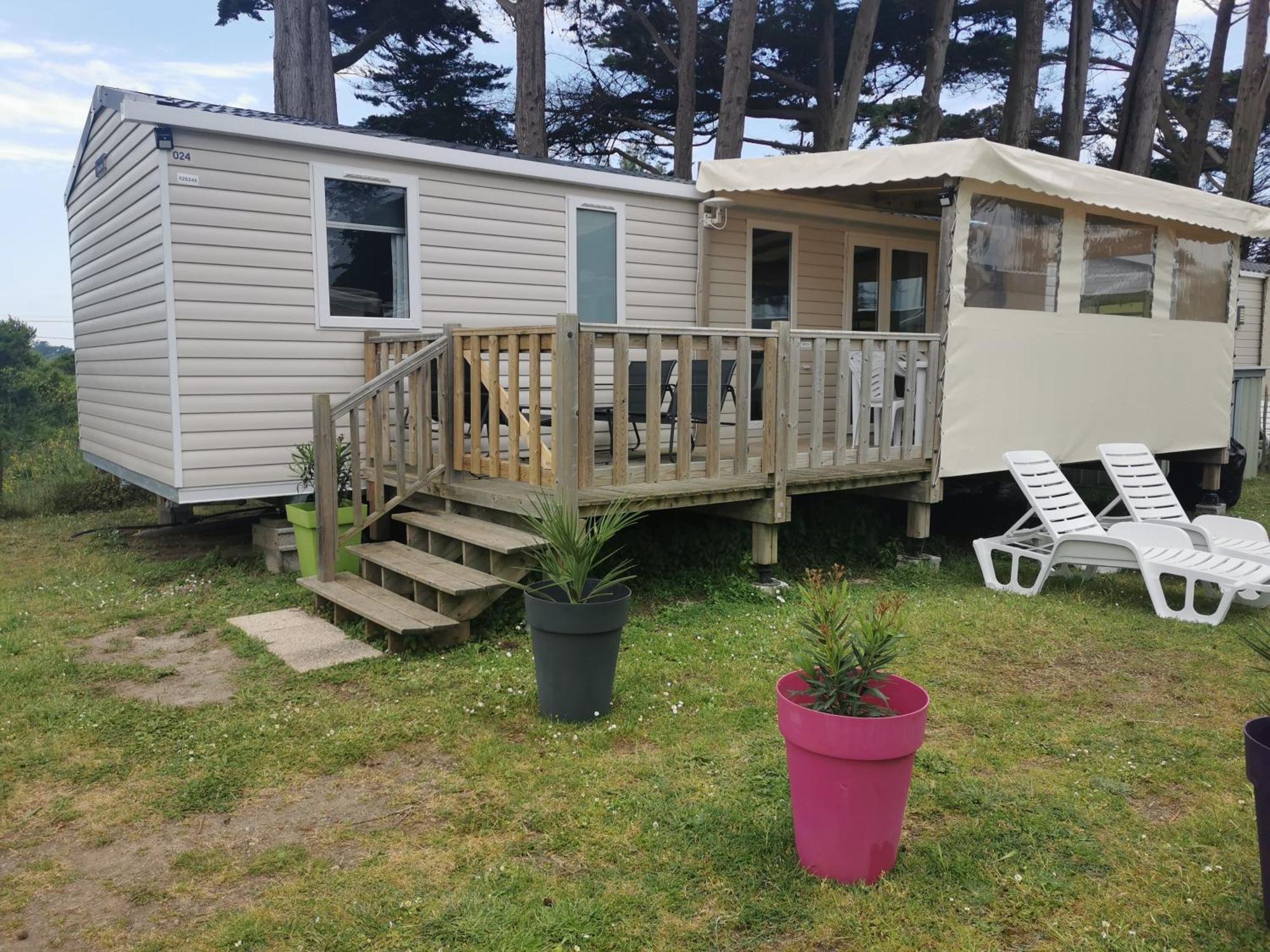 Mobilhome Vue Ocean La Costa Breizha Quiberon Kültér fotó